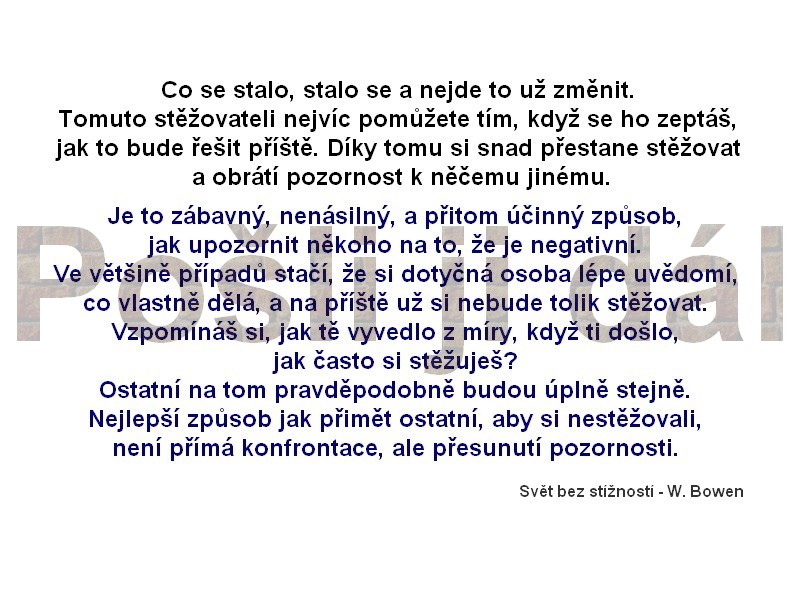 Svět bez stížností 18